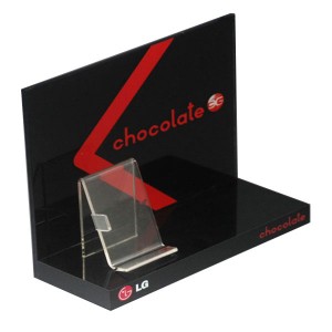 Acrylic cell phone display stands
